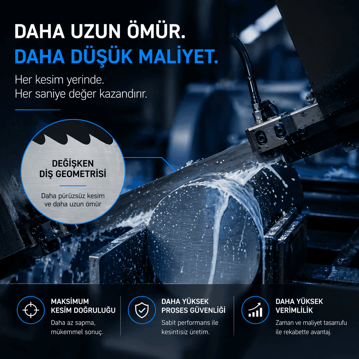 Bi-Metal M42 Premium Şerit Testere Bıçağı - Görsel 6