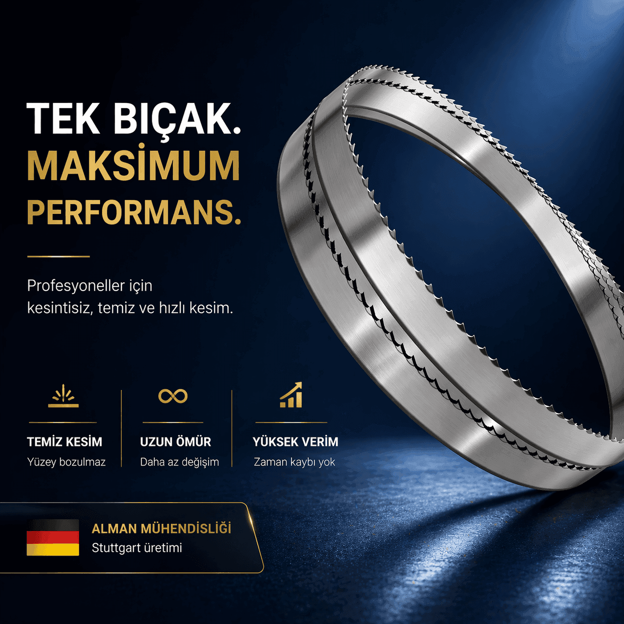 Hijyenik Et & Kemik Pro Şerit Testere Bıçağı - Görsel 6