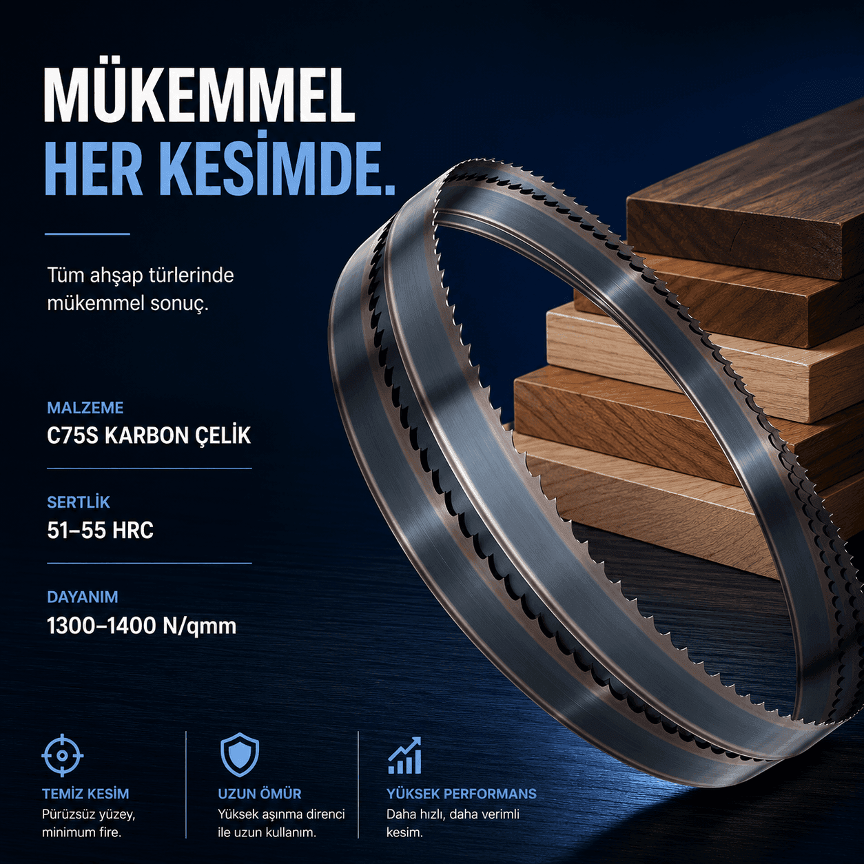 Carbide Ultimate Karbür Şerit Testere Bıçağı - Görsel 5
