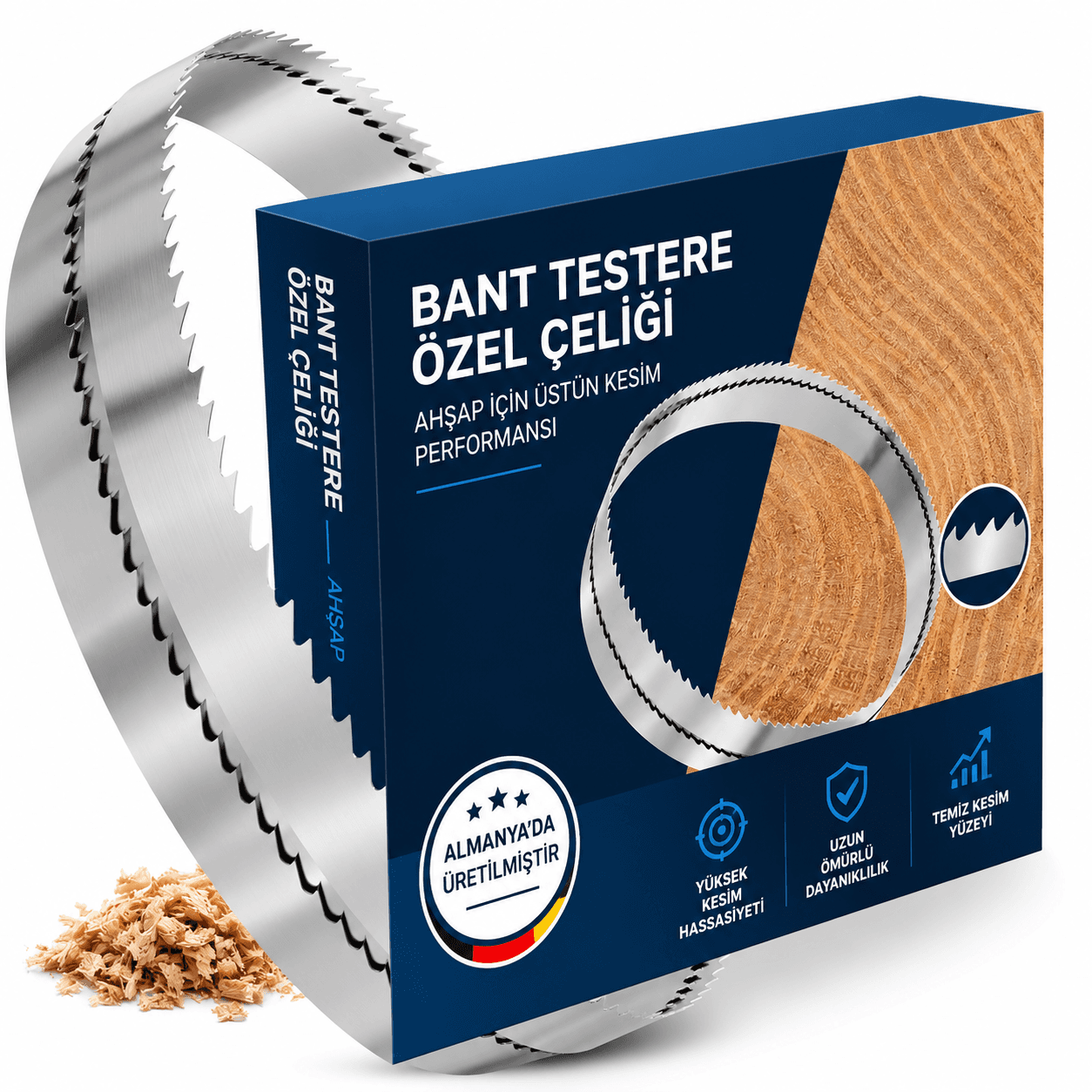 Spezial Alman Çeliği Ahşap Şerit Testere