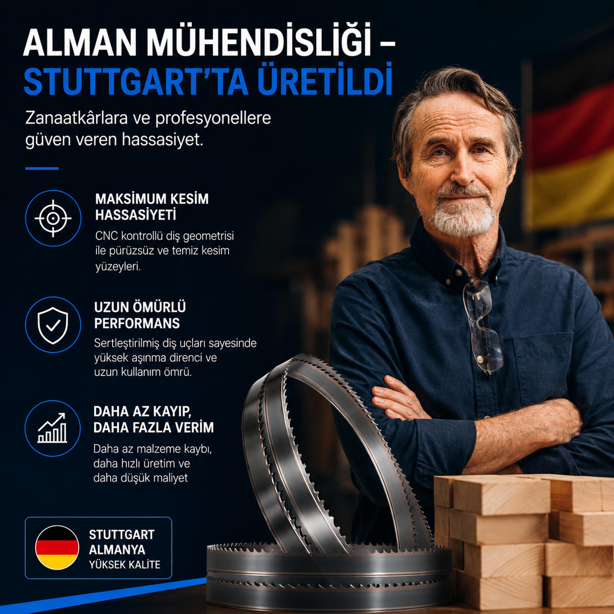 Flexback Şerit Testere Bıçakları | Özel Yapım Testere Bıçağı